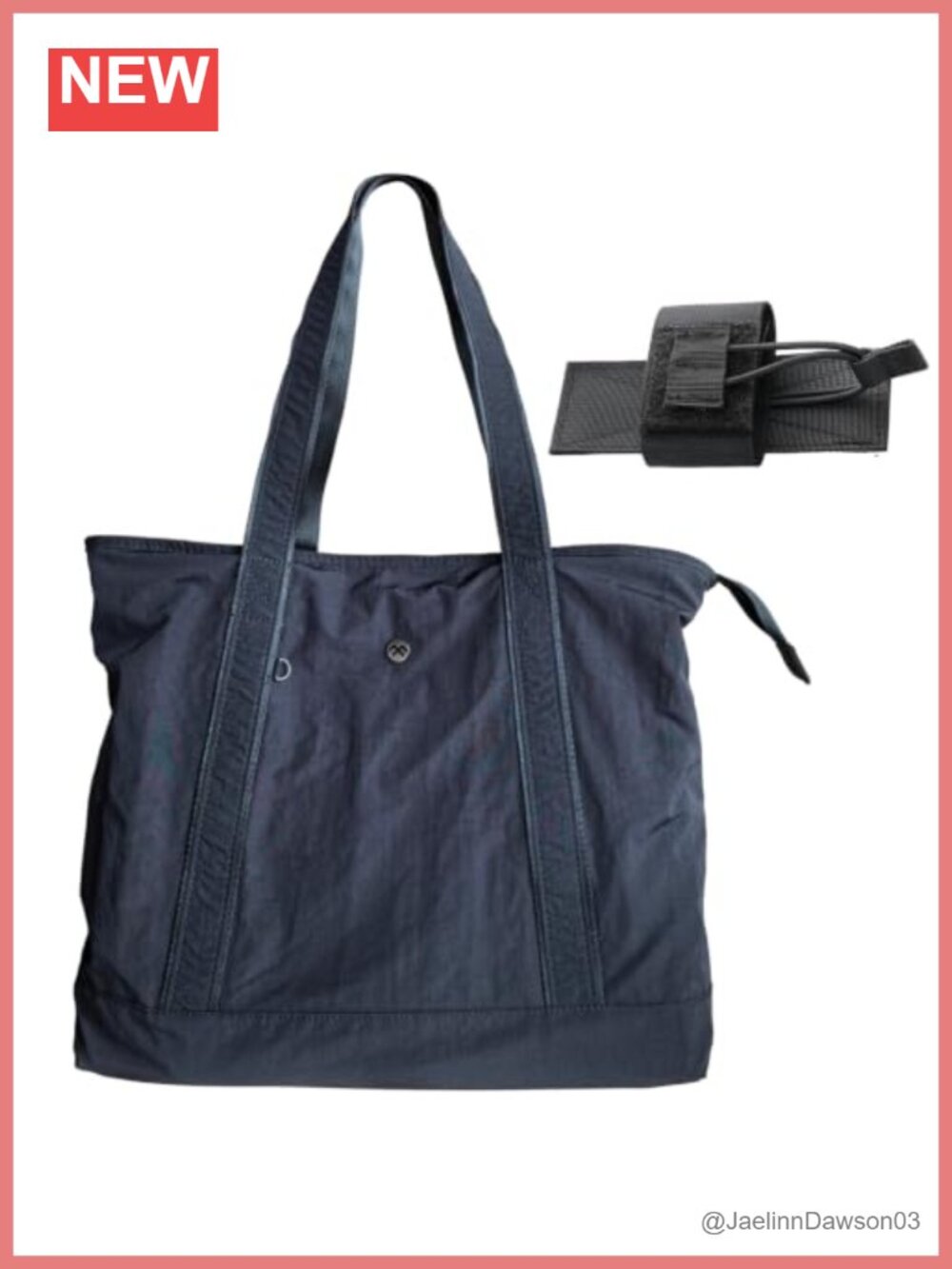 Security Carry Concealed Tote Bag Nylon Medium 16L Magnetic Pocket